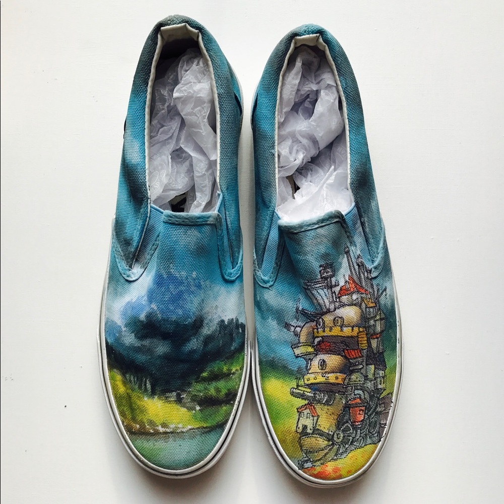 (Final Sale!) Howls Moving Castle Custom Shoes.